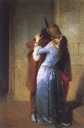 Francesco Hayez The Kiss oil